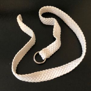 Aeropostale white woven belt